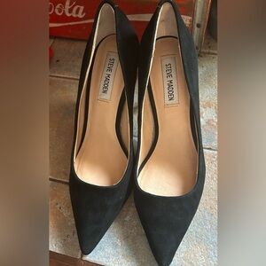 Steve Madden Black Heels Elegant